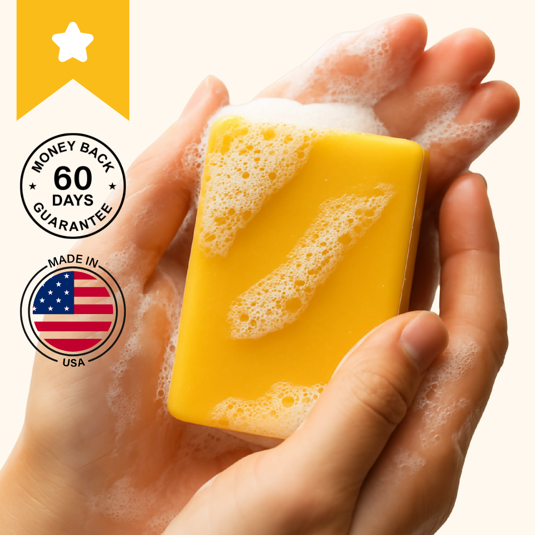 Lemon Turmeric & Kojic Acid Brightening Soap