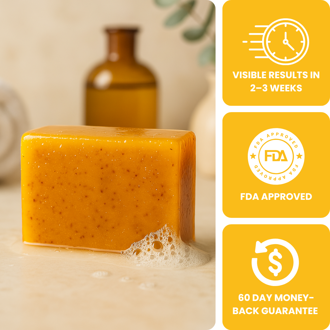 Lemon Turmeric & Kojic Acid Brightening Soap