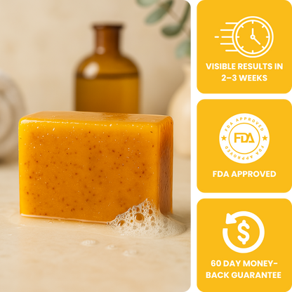 Lemon Turmeric & Kojic Acid Brightening Soap